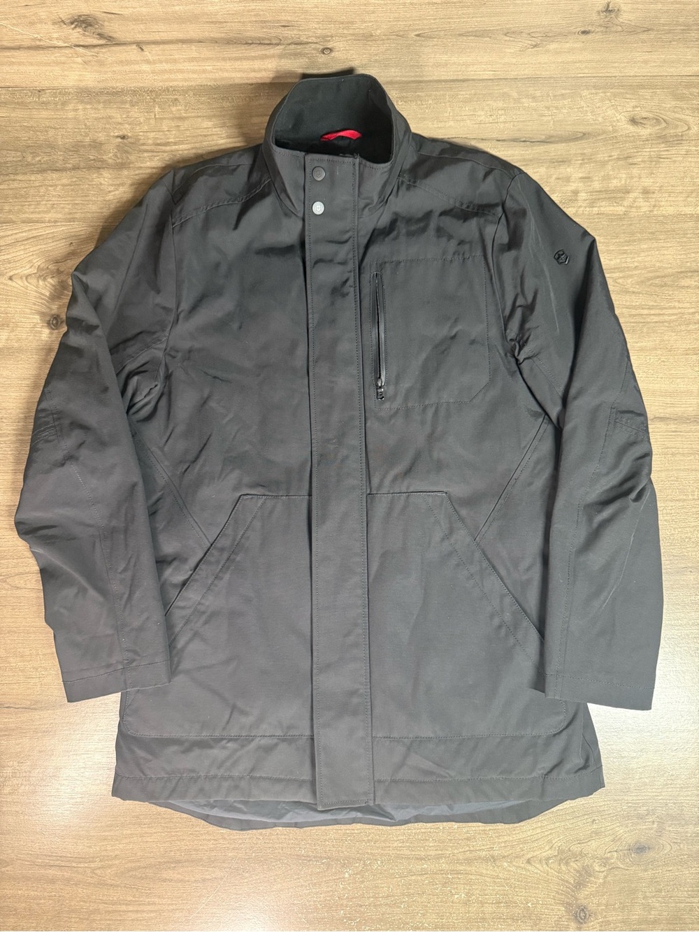 Victorinox Swiss Army Modular Liner System Field Coat Jacket Mens M Black